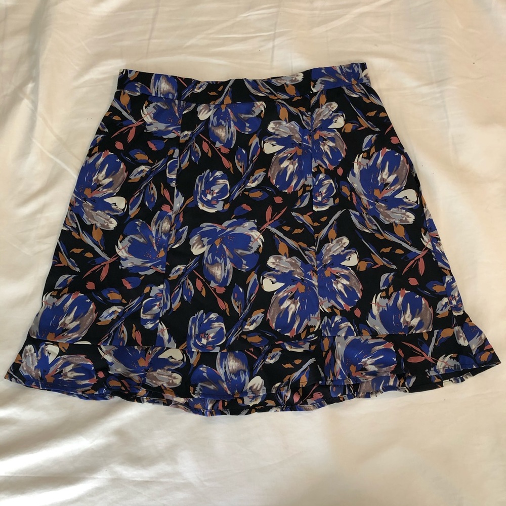 Lulus Floral Flowy Skirt